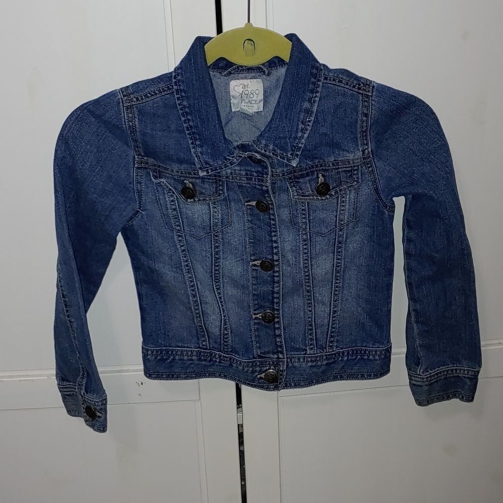 The Children's Place denim jean jacket Sz M (7/8)